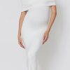 21f9Lkds5QL.jpg Off The Shoulder Maternity Dress for Pregnancy, Stretchy Fabric Foldover Neckline Ladies Long Maternity Maxi Dress