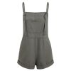 Overall Shorts For Women Jean Denim Rompers Adjustable Strap Loose Fit Overalls Summer Casual Outfits with Pockets