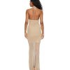 316DnpehOKL.jpg Women's Sophie Halter Maxi Sweater Dress (Safari Tan, Large)
