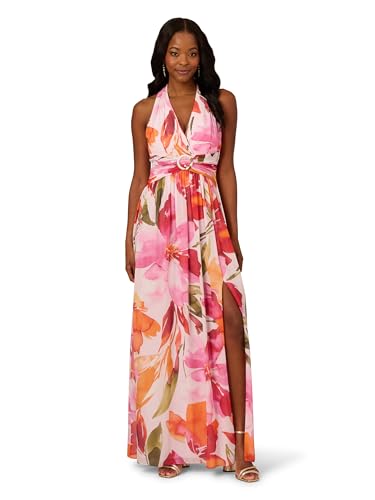 31F9cyK23L.jpg Women's Floral Chiffon Ring Gown