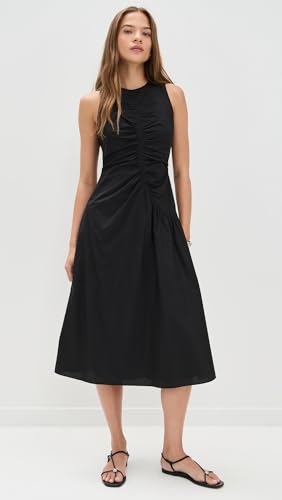 31Jy-8L9-L.jpg Women's Asymmetrical Ruched Tank Dress