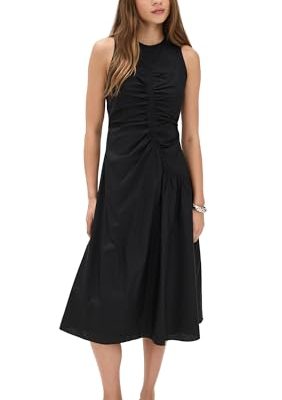 31P4kID9wRL.jpg Women's Asymmetrical Ruched Tank Dress