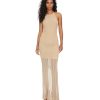 31RxckUarGL.jpg Women's Sophie Halter Maxi Sweater Dress (Safari Tan, Large)