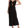 31T4nQlavL.jpg Paula Bow Maxi Dress for Women ??Black Elegant Maxi Length, Statement Bow, Adjustable Straps, Open Back