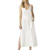 Women's Amanda Linen Tank Midi Dress
