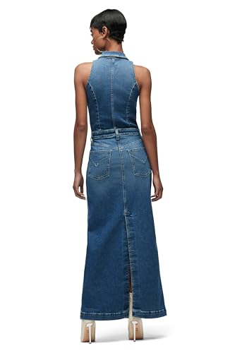 31VgZhQd1BL.jpg Women's Sleeveless Collared Halter Neck Utility Dress with Pockets