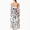31W5mEEymAL.jpg Women's Dress Summer Loose Floral Strapless Maxi Long Dress for Woman