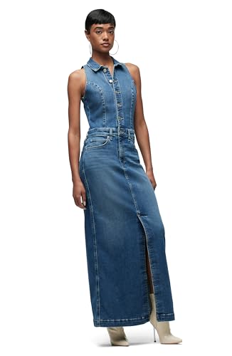 31YDaohsEaL.jpg Women's Sleeveless Collared Halter Neck Utility Dress with Pockets