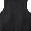 Men's Concealed Carry CCW Vest with Two Holsters Water-Repellent Canvas Insulated