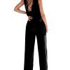 Womens Two Piece Outfits Summer Fashion Button V Neck Crop Vest Blazer and Wide Leg Pants Suit Matching Sets