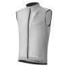 Cycling Vest for Men Women Windbreaker Breathable Bike Vest Sleeveless Lightweight with Back Pockets Silver
