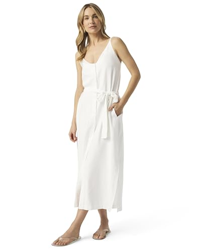 Women's Amanda Linen Tank Midi Dress