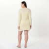31loQE6UM9L.jpg Women's Laney Crochet Micro Mini Dress