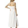 Women's Amanda Linen Tank Midi Dress
