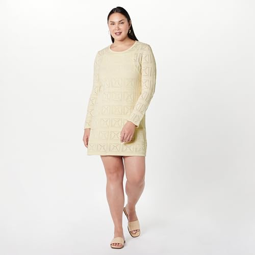 31oCAL5VaL.jpg Women's Laney Crochet Micro Mini Dress
