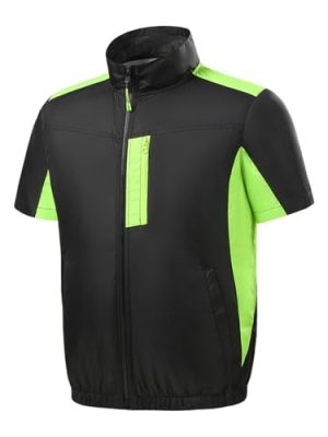 Cooling Vest with Fans Men Women Breathable Short Sleeve Air Conditioned Jacket Stay Cool in Hot Weather