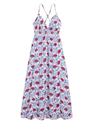 41-OzCWzTfL.jpg Women's Voile Smocked Sconset Maxi Dress