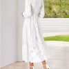 41-zqFFx6jL.jpg Wedding Guest Dresses for Women Fall Fashion 2025 Casual Long Sleeve Floral Maxi Boho Homecoming Dress
