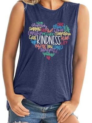 411Zn4fGKyL.jpg Womens Graphic Tank Tops Summer T Shirts Sleeveless Casual Loose Tunic Blouses