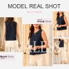 414gk9xEQCL.jpg Vest for Women 2025 Button Down Sleeveless Blazer Suit Vest Cropped Waistcoat Spring Summer Casual Outfits