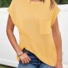 415Rlqs2RxL.jpg Summer Short Sleeve Sweater for Women 2025 Crew Neck Ribbed Knit Vests Trendy Pullover Tops