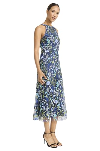 415nQDrQnGL.jpg Women's Garden Embroidered Mesh Halter Midi Dress-Perfect for Wedding Guest & Special Occasions