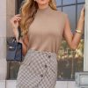 417BDkzGaTL.jpg Women's Wool Blend Mock Neck Sweaters Vest Business Casual Trendy Tops Fall Outfits 2025