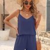 Lounge Sets for Women 2 Piece Travel V Neck Tank Short Matching Set Summer Casual Spring Trendy Comfy Outfits 2025