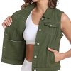 419yuO5-07L.jpg Women's Denim Vest, Sleeveless Jean Jacket (XS-XXL)