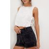 41B0bPcdaVL.jpg Embroidery Flower Tank Tops for Women Y2K Sleeveless Square Neck Tie Up Cropped Vest Summer Chic Going Out Blouse