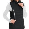 41BA-YYA7tL.jpg Women's Puffer Vest Lightweight Stand Collar Zip 4 Pockets Puffy Vests Sleeveless Quilted Padded Outerwear