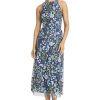 41BBo-d1pKL.jpg Women's Garden Embroidered Mesh Halter Midi Dress-Perfect for Wedding Guest & Special Occasions