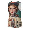 Ladies' Poker Cards Mens Tank Tops Summer Beach Tanktop, Sleeveless Gym Workout T-Shirt Breathable Fit Vests