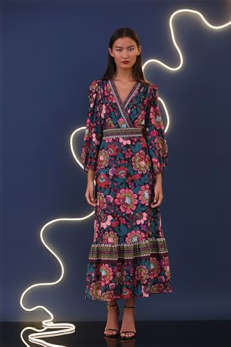 41FteqENRAL.jpg Women's Surplus Bodice V-Neck Maxi Dress