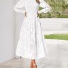 41FvQ6nOU5L.jpg Wedding Guest Dresses for Women Fall Fashion 2025 Casual Long Sleeve Floral Maxi Boho Homecoming Dress