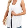 41Km5fb41IL.jpg Summer Vest for Women Lightweight Fashion Casual Soft Knit Sleeveless Cardigan Curved Hem with Cozy Pockets (S-3XL)