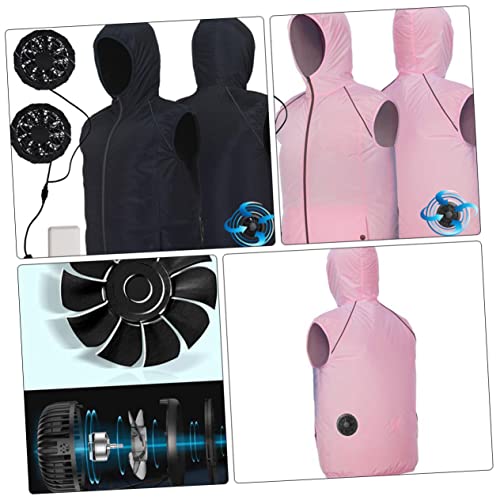 Summer Cooling Vest for Men and Women Reflective Design Fan Powered Waistcoat for Outdoor Activities Lightweight and Comfortable