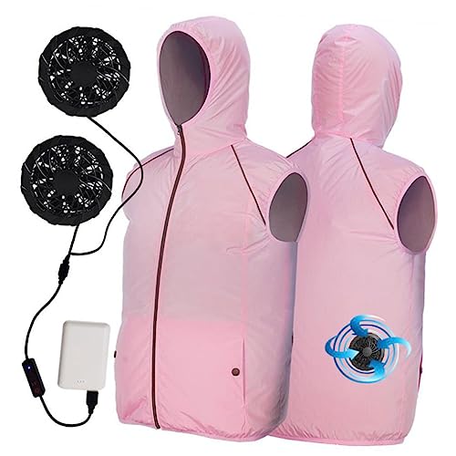 Summer Cooling Vest for Men and Women Reflective Design Fan Powered Waistcoat for Outdoor Activities Lightweight and Comfortable