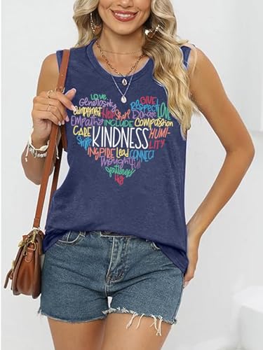 41PQklBj4AL.jpg Womens Graphic Tank Tops Summer T Shirts Sleeveless Casual Loose Tunic Blouses