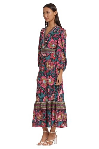 41VvDn9UwL.jpg Women's Surplus Bodice V-Neck Maxi Dress