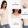 Sweater Vest Women Crew Neck Loose Fit Knit Lightweight T Shirts Pullover Casual Summer Outfits