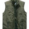 Men's Lightweight Vest Outdoor Windbreaker Vest Jacket For Golf Safari Travel Fishing Hiking Vest