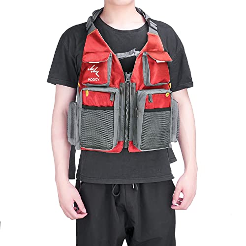41eFgghjSYL.jpg Fly Fishing Vest, Multi Pockets Jacket Fishing Vest for Men, Women