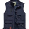 Men??s Fishing Vest Outdoor Work Quick-Dry Hunting Zip Reversible Travel Vest Jacket with Multi Pockets