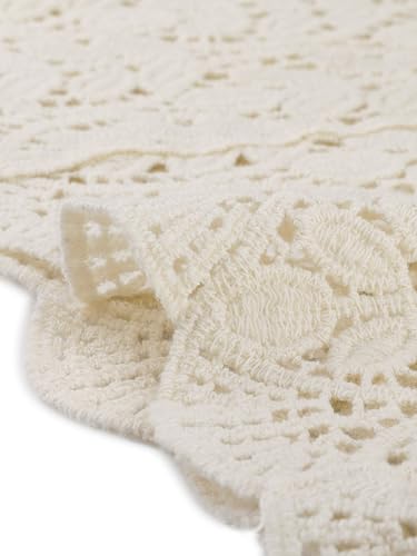 41gUofuNWJL.jpg Women's Floral Crochet Hollow Out Sleeveless Open Front Boho Vest Cardigan