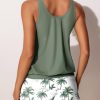 41jinH4wsLL.jpg Blouson Women??s Tankini Swimsuits with Shorts Tummy Control Bathing Suits Side Pockets 2025