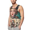 Ladies' Poker Cards Mens Tank Tops Summer Beach Tanktop, Sleeveless Gym Workout T-Shirt Breathable Fit Vests