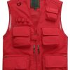 Men's Casual Multi-Pocket Outdoor Utility Fishing Photo Safari Work Travel Vest