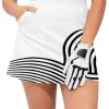 Womens Golf Skirt 16"/19" High Waisted Tennis Skirts for Women Solid Athletic Workout Skirts with Shorts Pockets