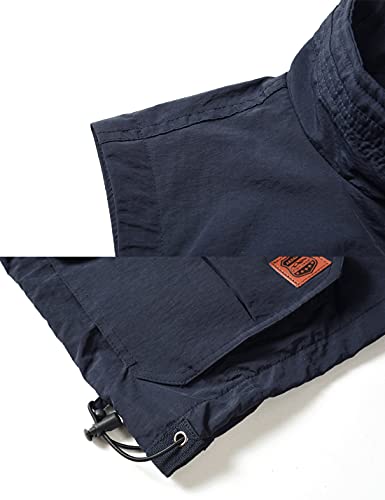 Men??s Fishing Vest Outdoor Work Quick-Dry Hunting Zip Reversible Travel Vest Jacket with Multi Pockets